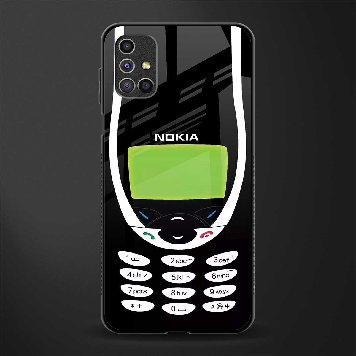 nokia 3310 vintage glass case for samsung galaxy m51 image