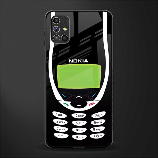 nokia 3310 vintage glass case for samsung galaxy m51 image