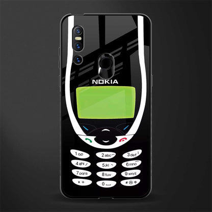 nokia 3310 vintage glass case for vivo v15 image