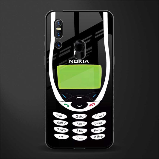 nokia 3310 vintage glass case for vivo v15 image