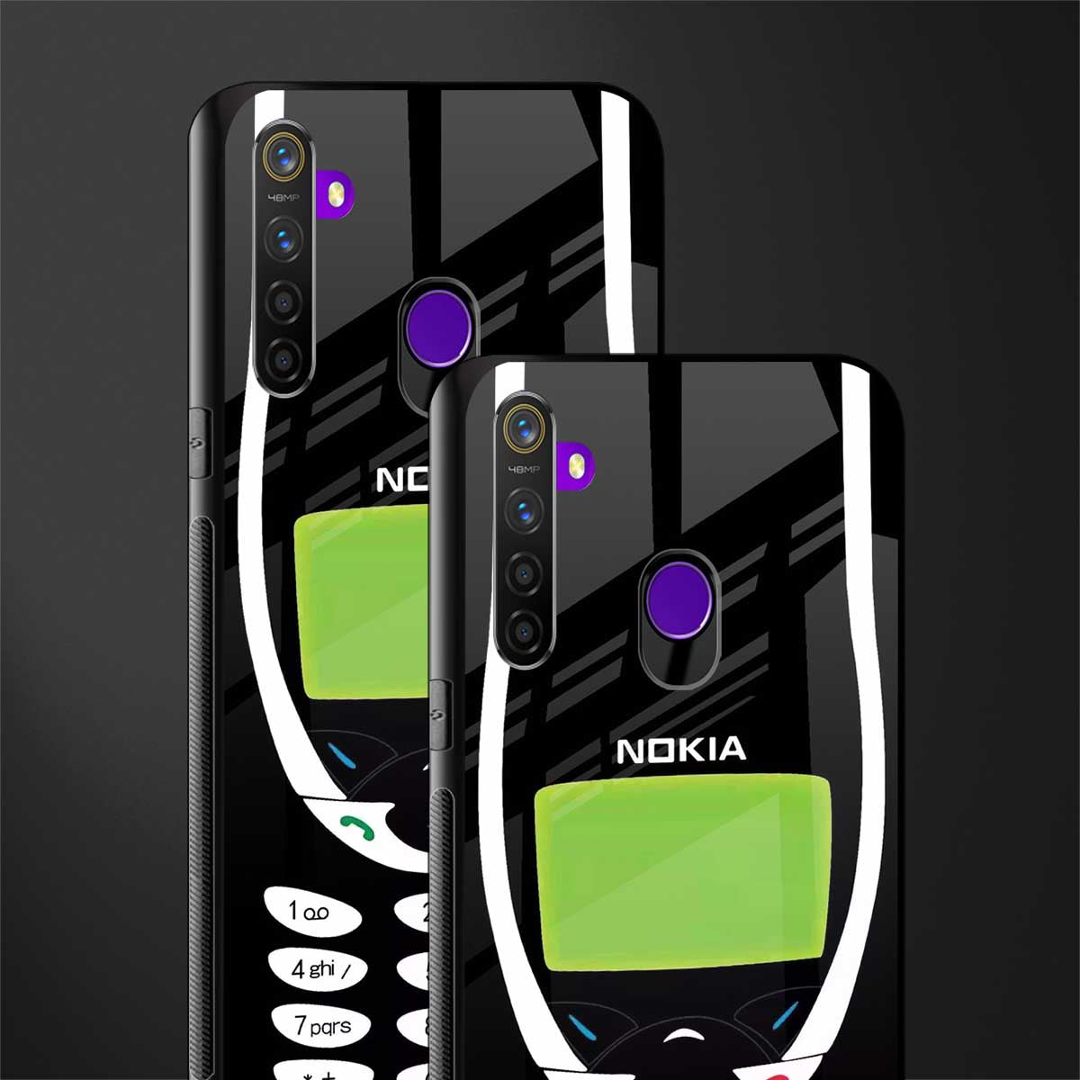 nokia 3310 vintage glass case for realme 5i image-2