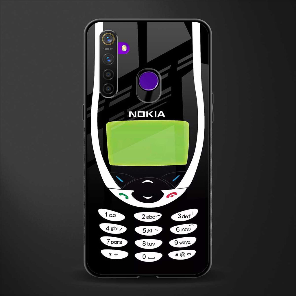 nokia 3310 vintage glass case for realme 5s image