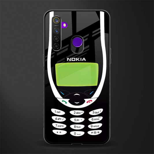 nokia 3310 vintage glass case for realme 5i image
