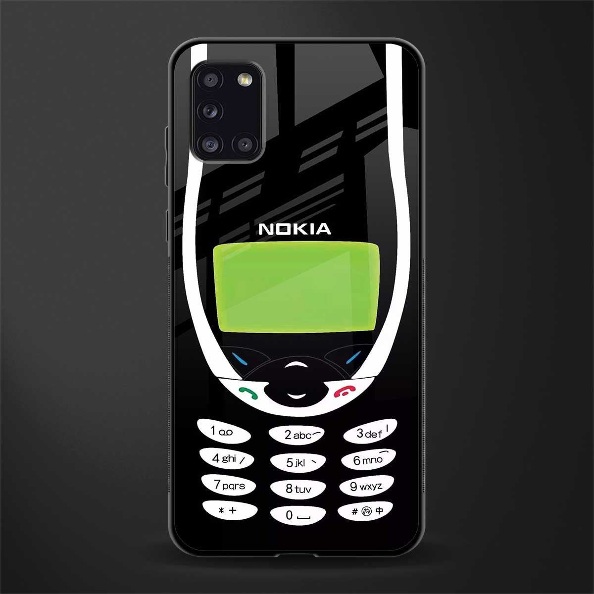 nokia 3310 vintage glass case for samsung galaxy a31 image