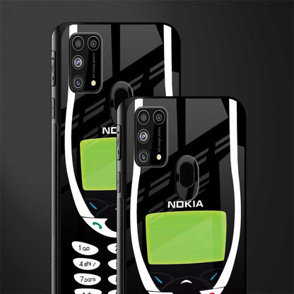 nokia 3310 vintage glass case for samsung galaxy f41 image-2