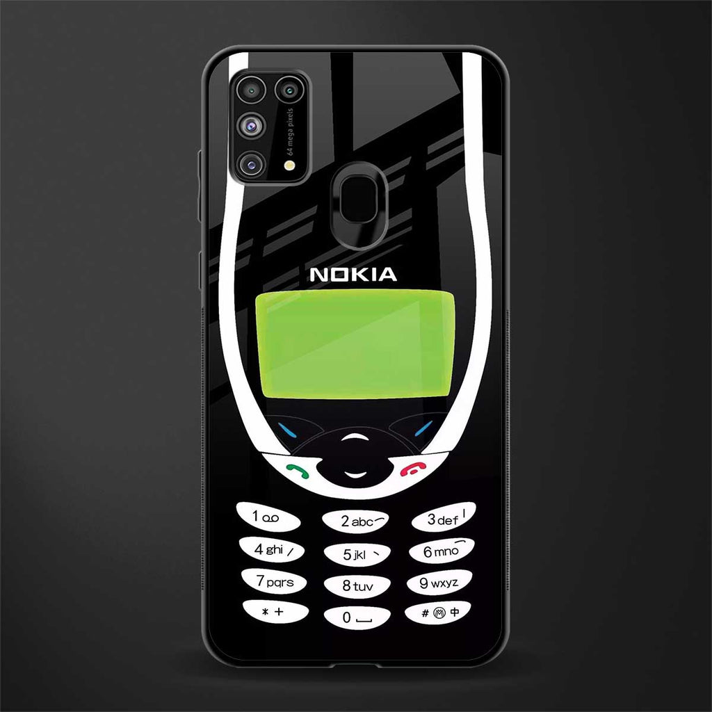 nokia 3310 vintage glass case for samsung galaxy m31 prime edition image