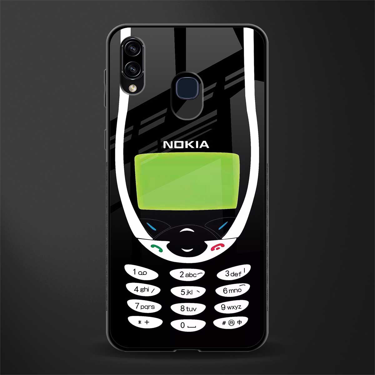 nokia 3310 vintage glass case for samsung galaxy a20 image