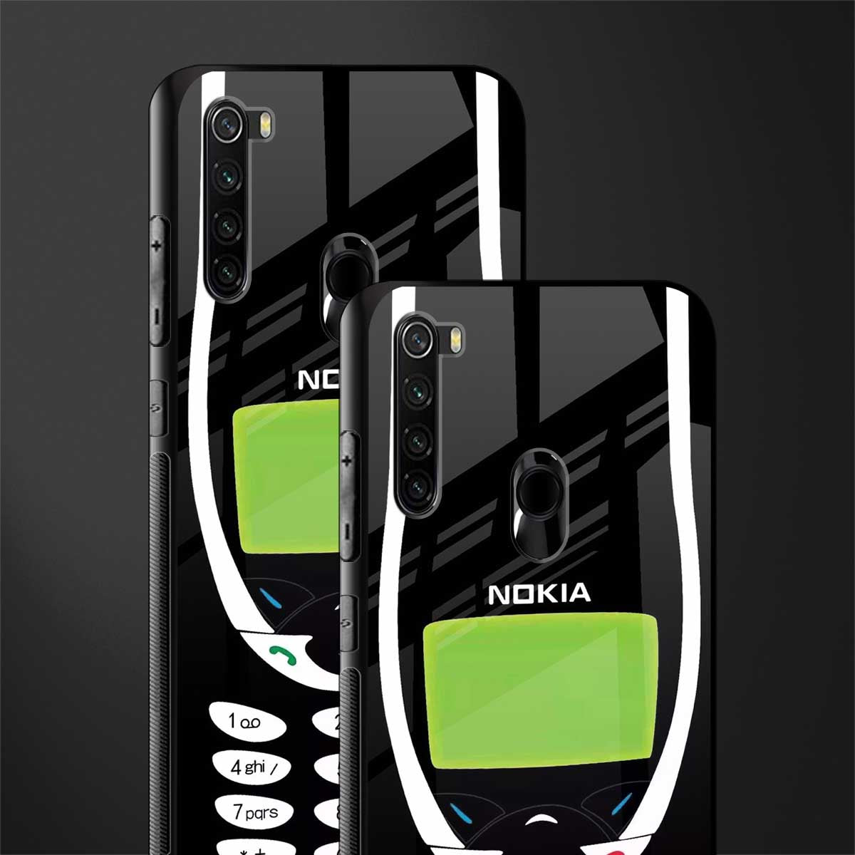 nokia 3310 vintage glass case for redmi note 8 image-2