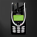 nokia 3310 vintage glass case for redmi note 8 image