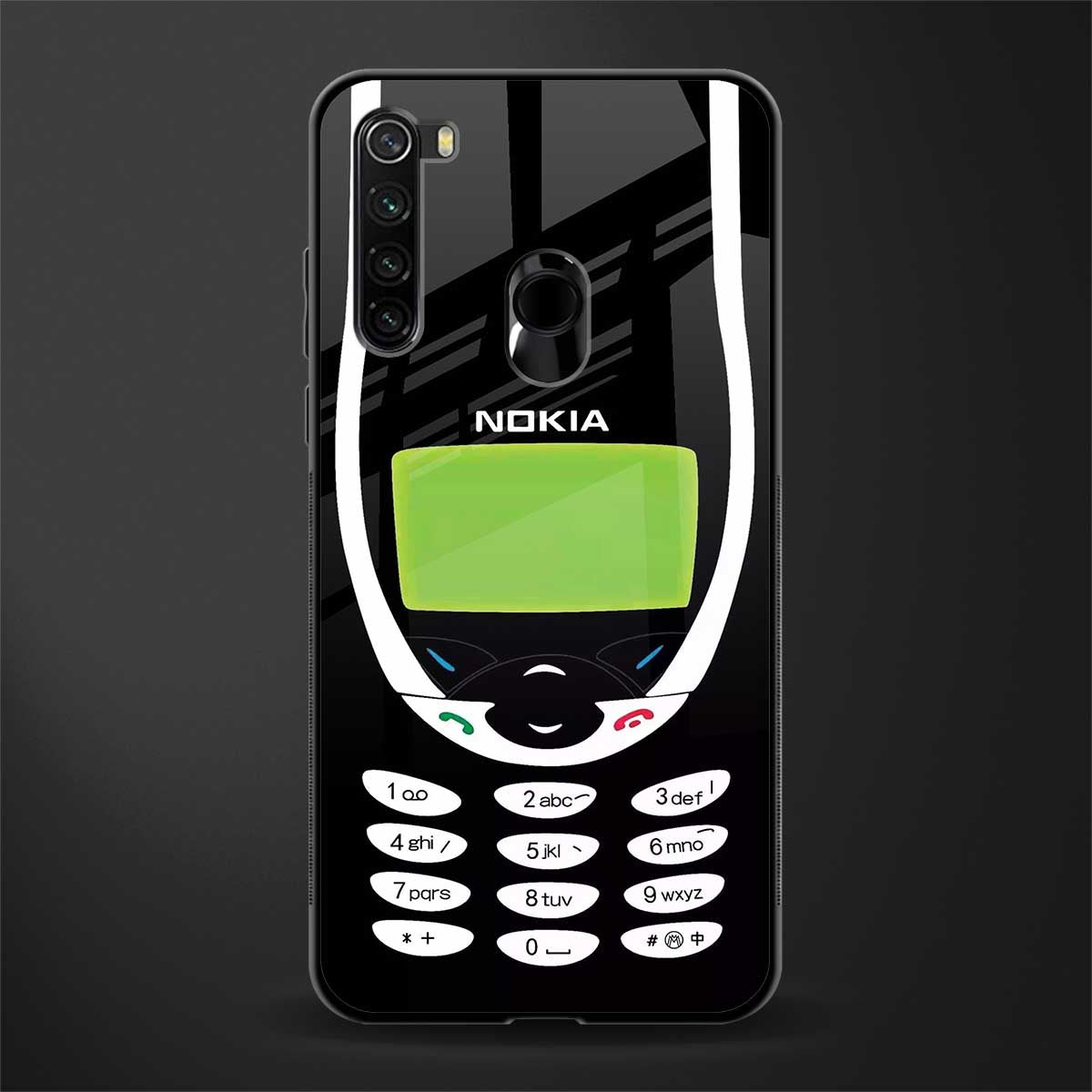 nokia 3310 vintage glass case for redmi note 8 image
