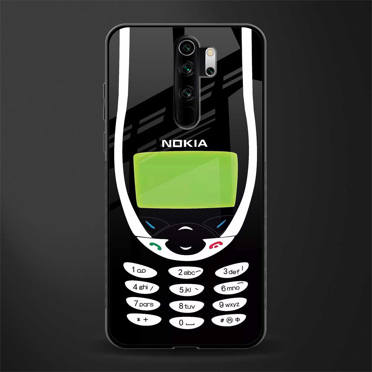 nokia 3310 vintage glass case for redmi note 8 pro image
