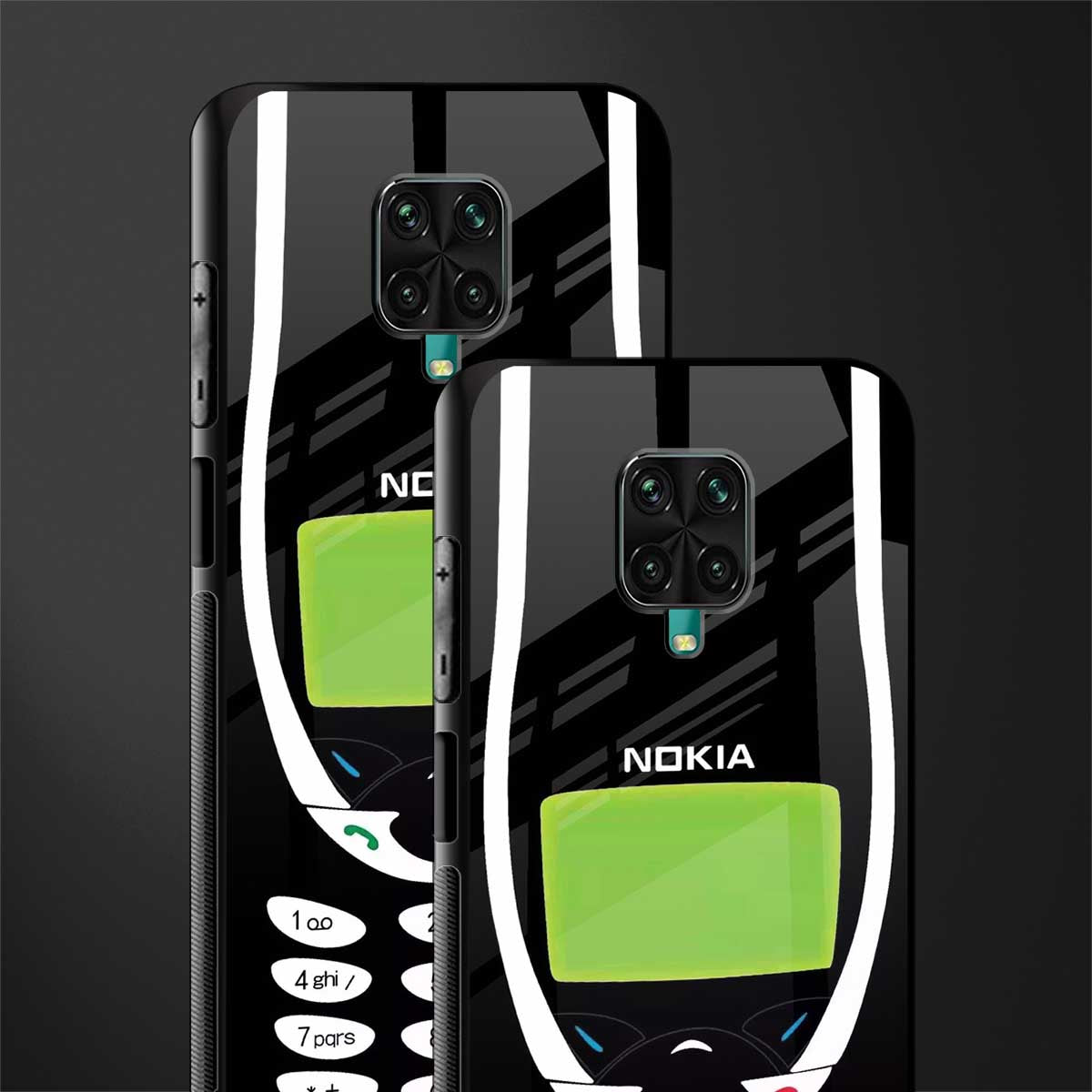 nokia 3310 vintage glass case for poco m2 pro image-2