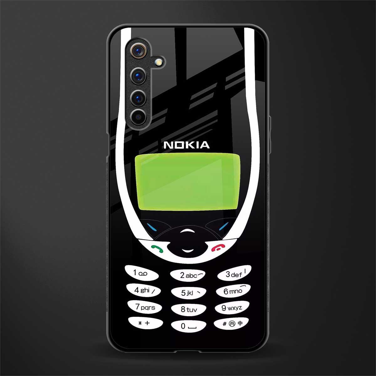 nokia 3310 vintage glass case for realme 6 pro image
