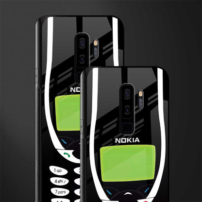 nokia 3310 vintage glass case for samsung galaxy s9 plus image-2