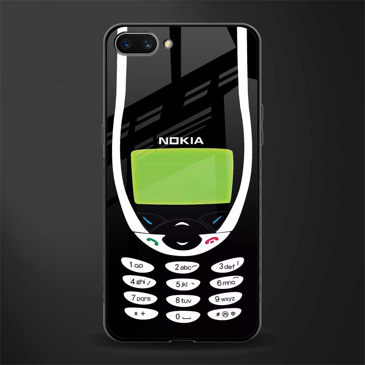 nokia 3310 vintage glass case for realme c1 image
