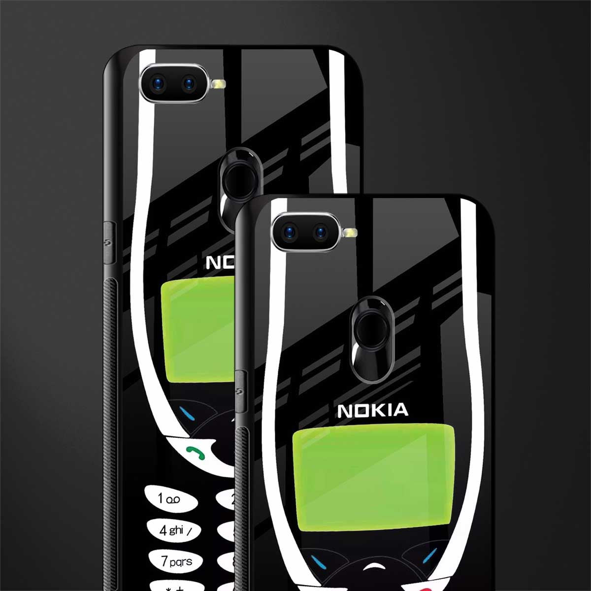 nokia 3310 vintage glass case for oppo a12 image-2