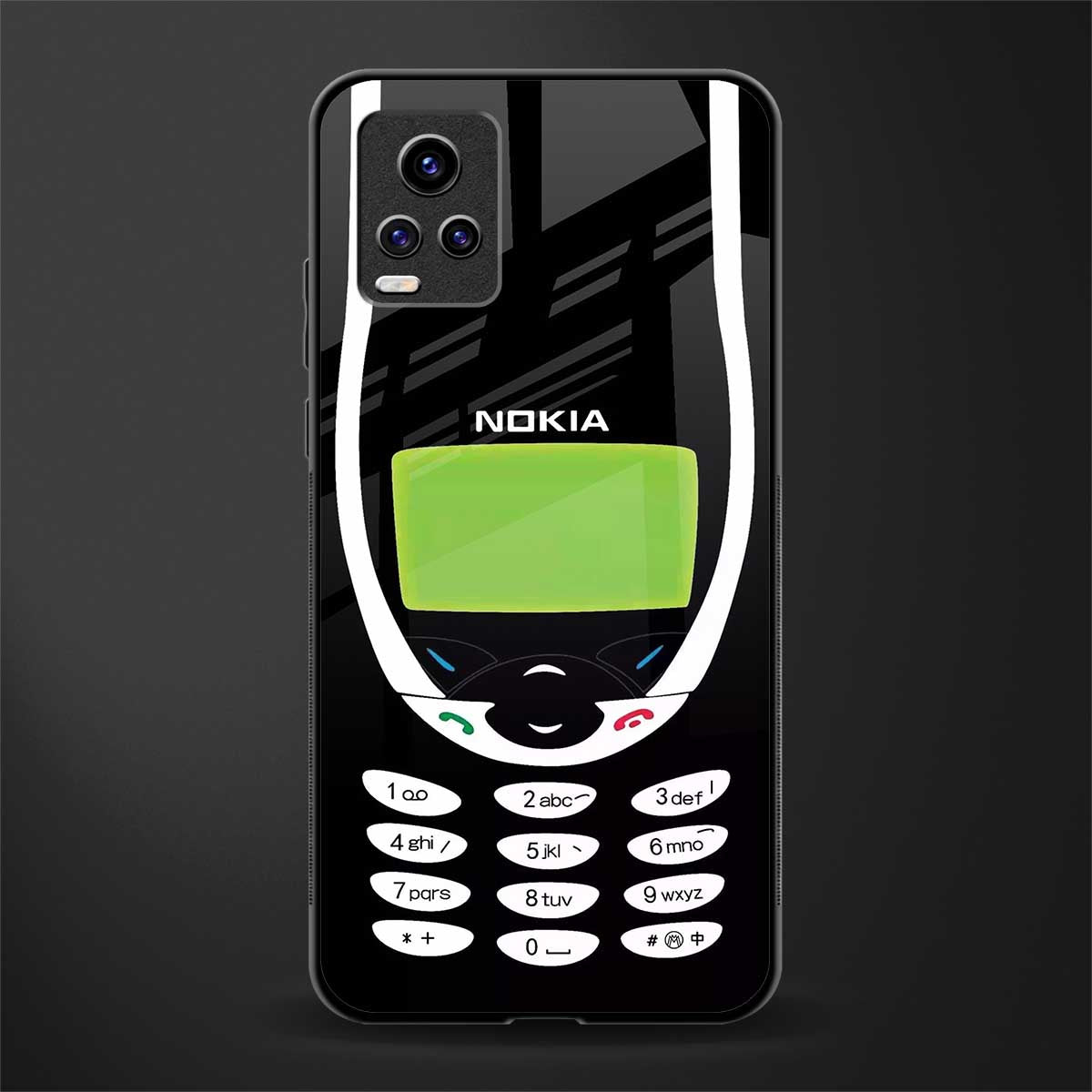 nokia 3310 vintage back phone cover | glass case for vivo y73