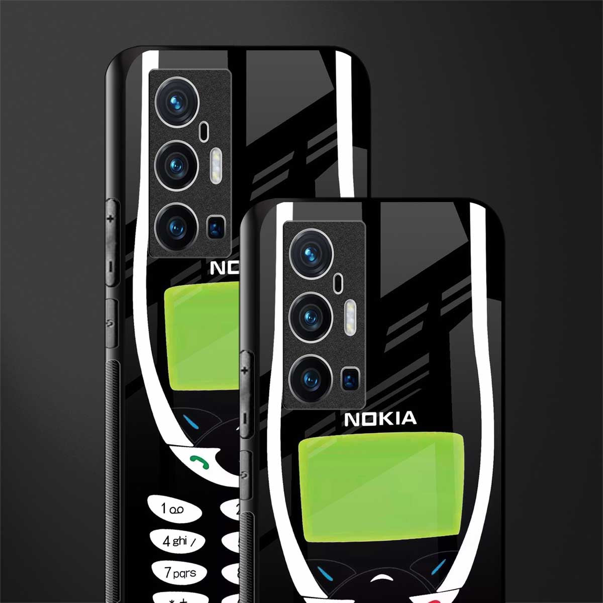 nokia 3310 vintage glass case for vivo x70 pro plus image-2