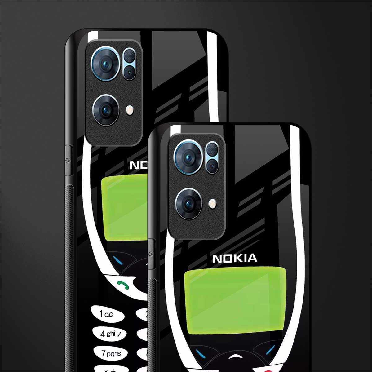 nokia 3310 vintage glass case for oppo reno7 pro 5g image-2