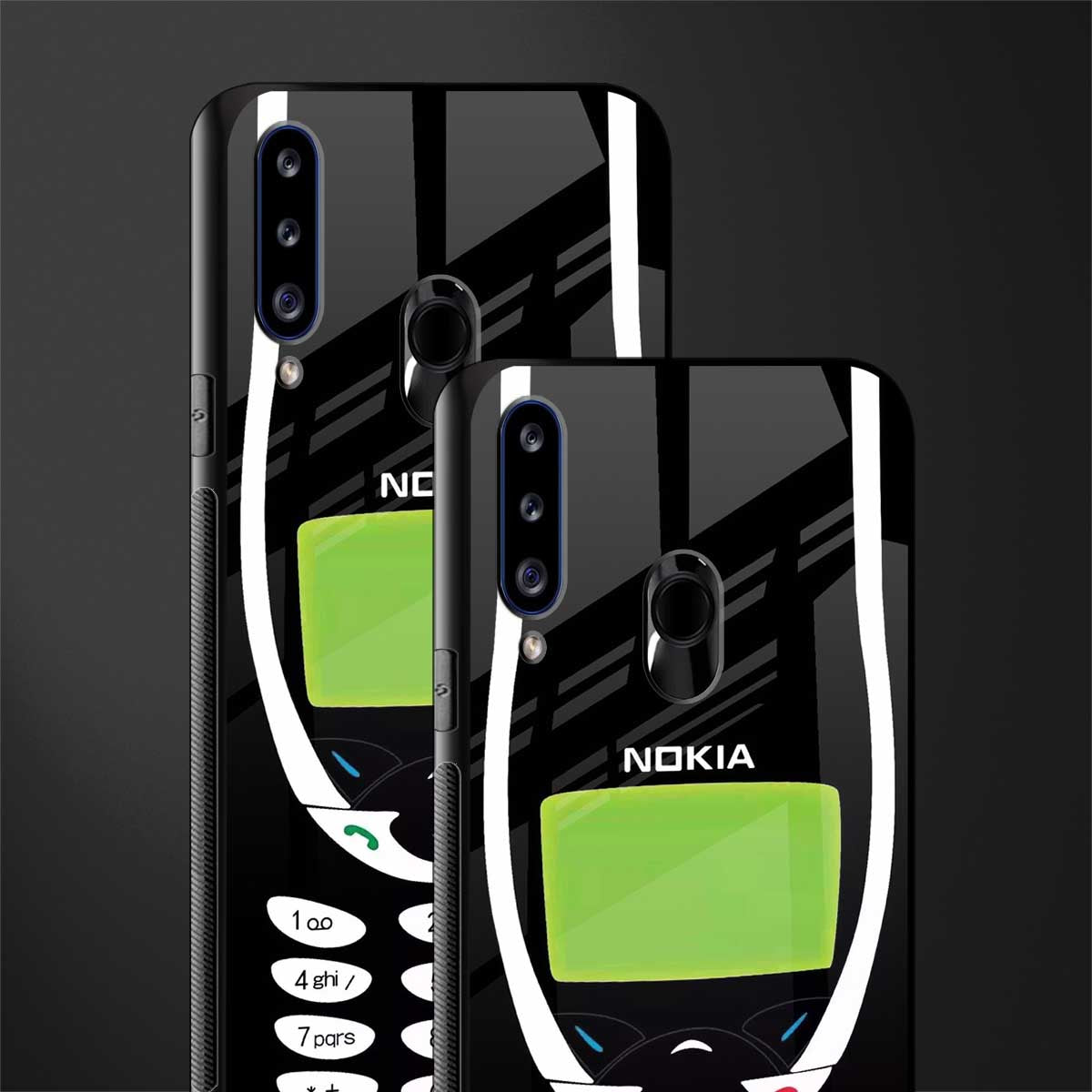 nokia 3310 vintage glass case for samsung galaxy a20s image-2