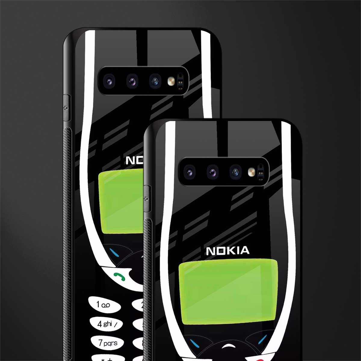 nokia 3310 vintage glass case for samsung galaxy s10 plus image-2