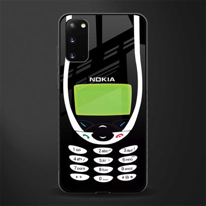 nokia 3310 vintage glass case for samsung galaxy s20 image