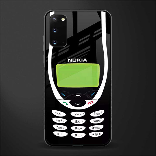 nokia 3310 vintage glass case for samsung galaxy s20 image