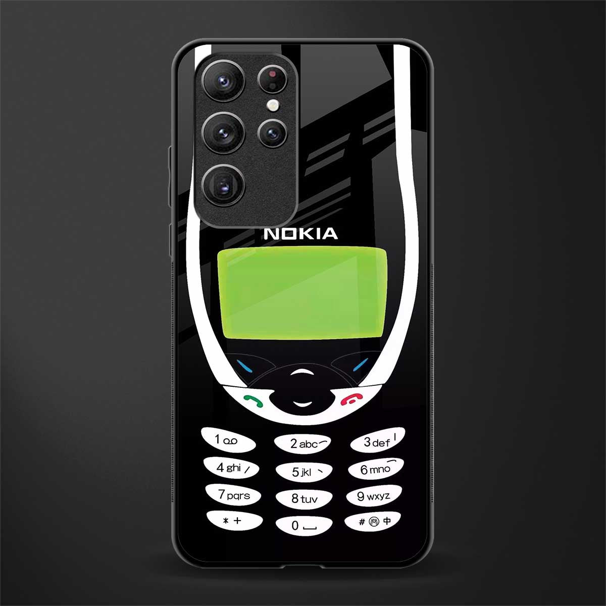 nokia 3310 vintage glass case for samsung galaxy s21 ultra image