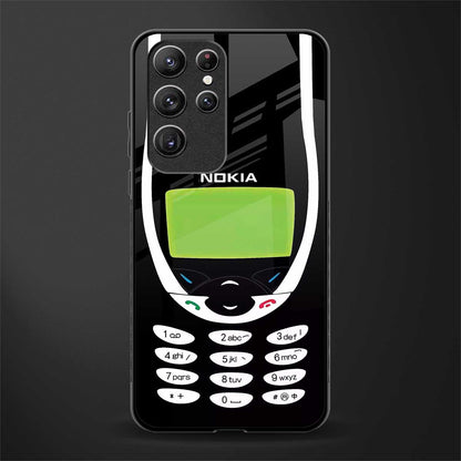 nokia 3310 vintage glass case for samsung galaxy s21 ultra image