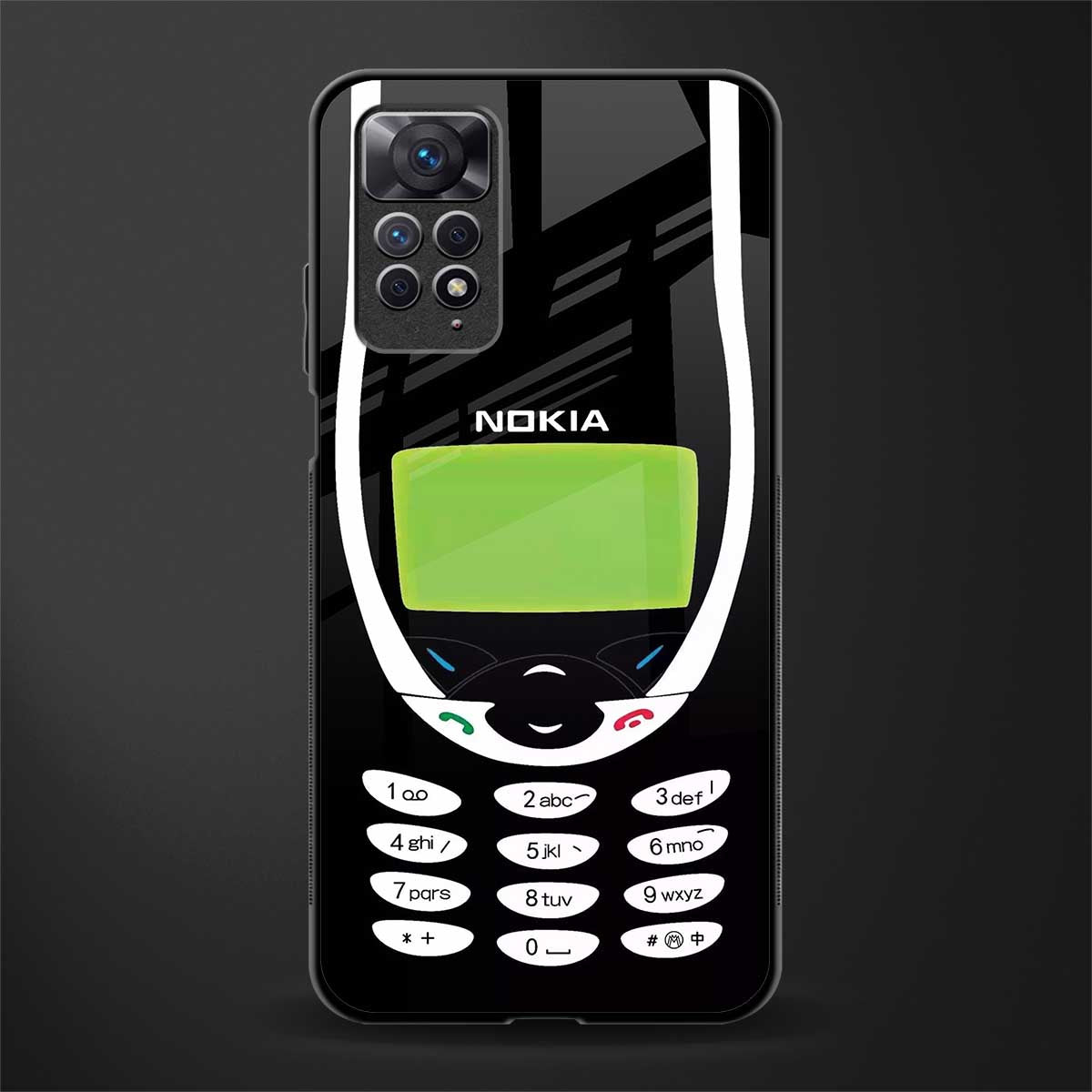 nokia 3310 vintage glass case for redmi note 11s image