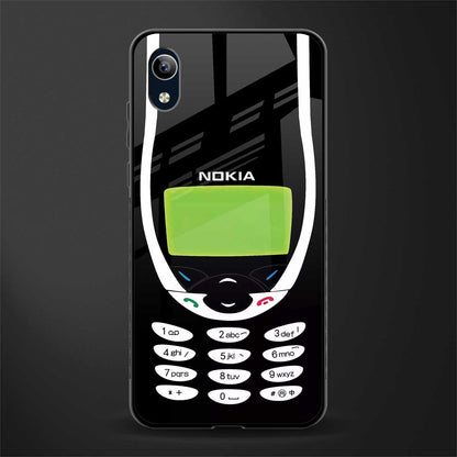 nokia 3310 vintage glass case for vivo y1s without fingerprint image