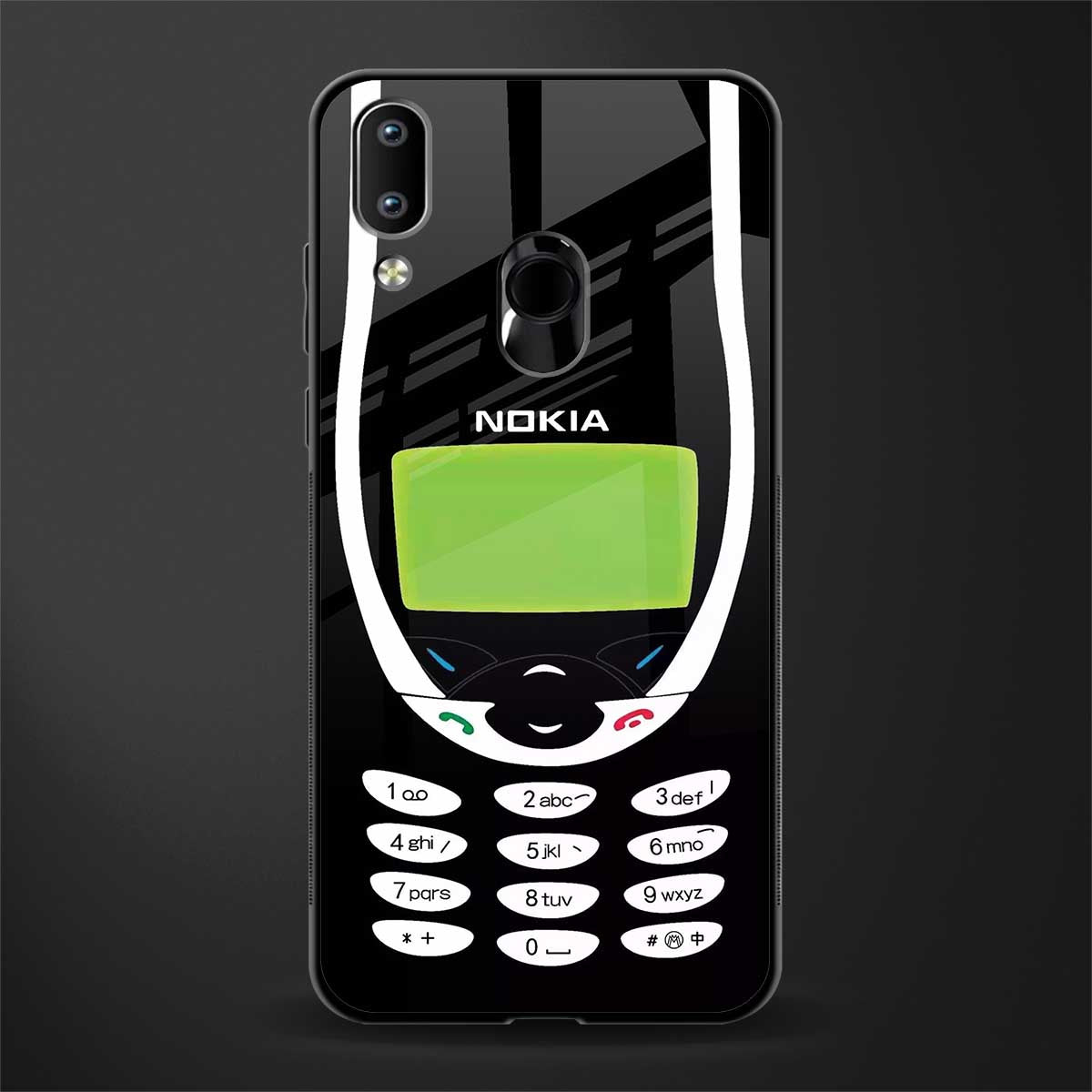 nokia 3310 vintage glass case for vivo y91 image