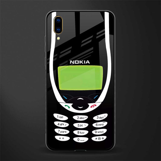 nokia 3310 vintage glass case for vivo v11 pro image