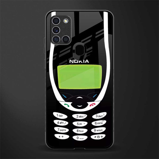 nokia 3310 vintage glass case for samsung galaxy a21s image