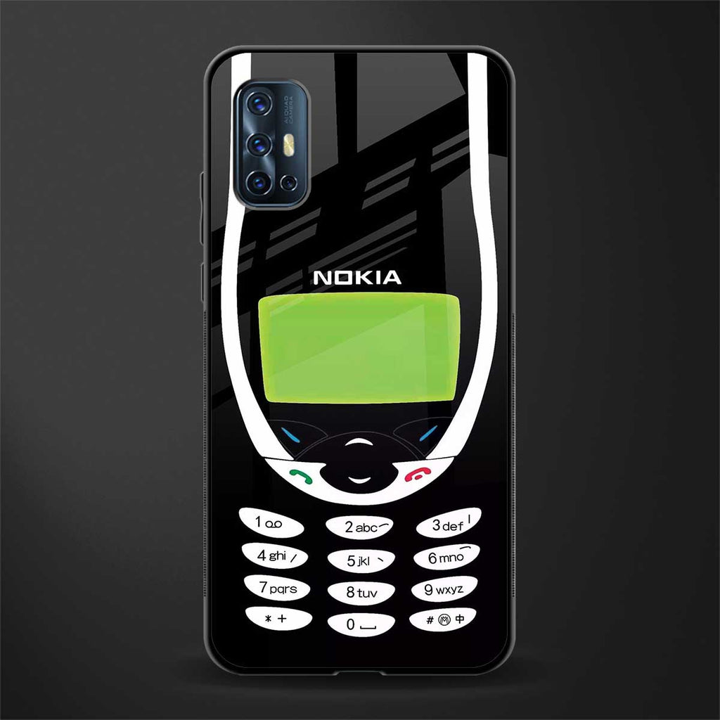 nokia 3310 vintage glass case for vivo v17 image