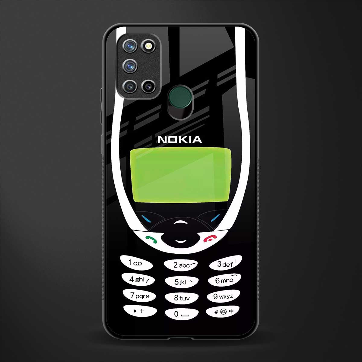 nokia 3310 vintage glass case for realme 7i image