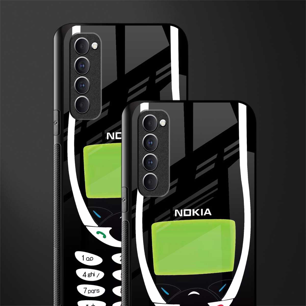 nokia 3310 vintage glass case for oppo reno 4 pro image-2