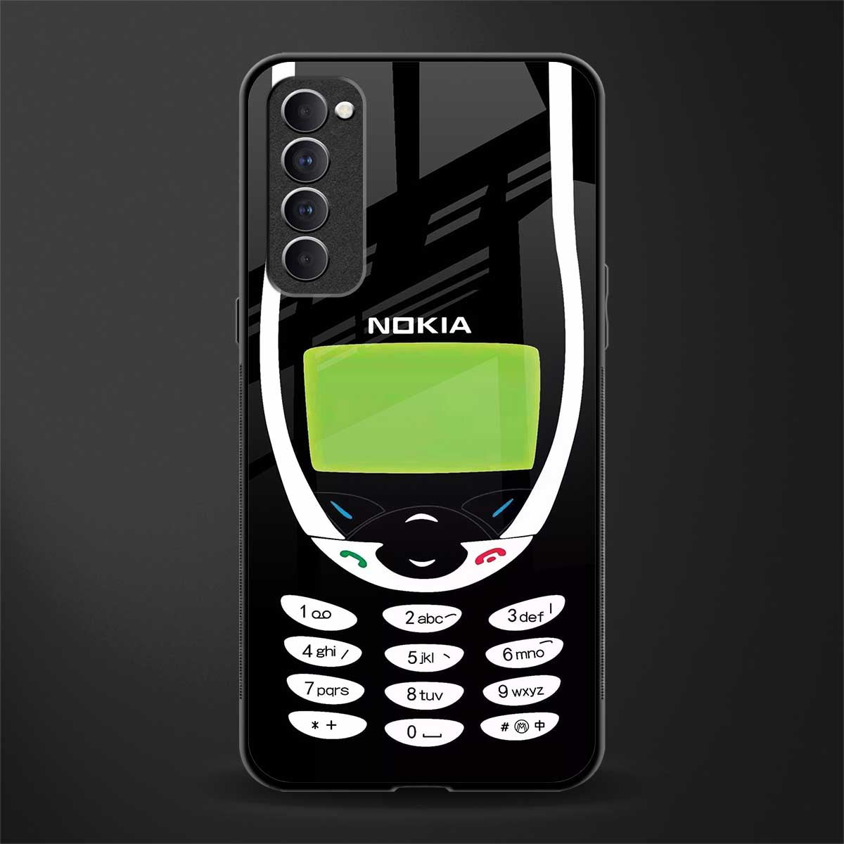 nokia 3310 vintage glass case for oppo reno 4 pro image