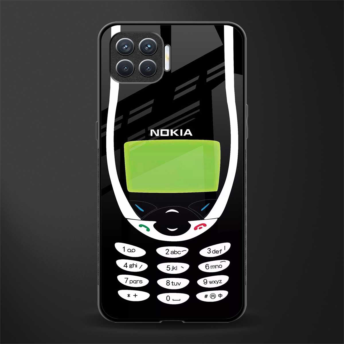 nokia 3310 vintage glass case for oppo f17 image