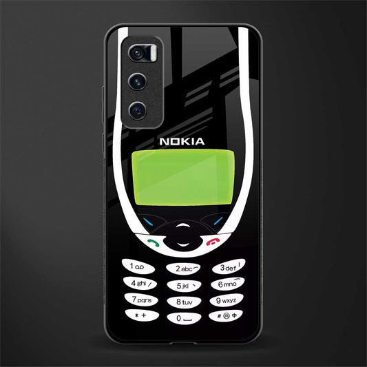 nokia 3310 vintage glass case for vivo v20 se image