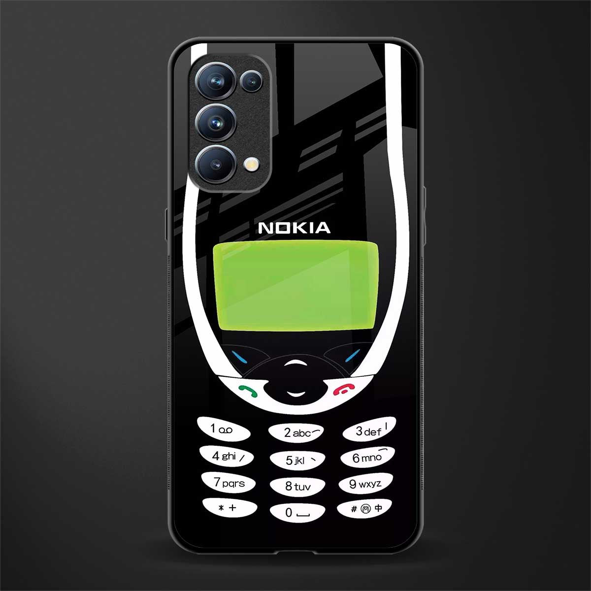 nokia 3310 vintage glass case for oppo reno 5 pro image