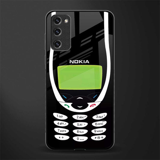 nokia 3310 vintage glass case for samsung galaxy s20 fe image