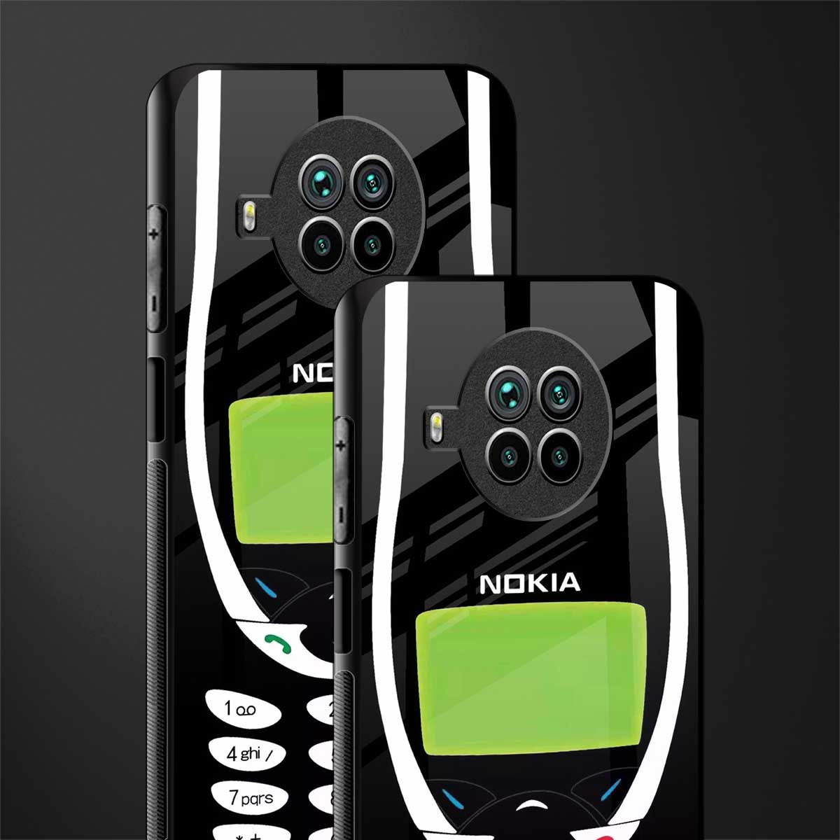 nokia 3310 vintage glass case for mi 10i image-2