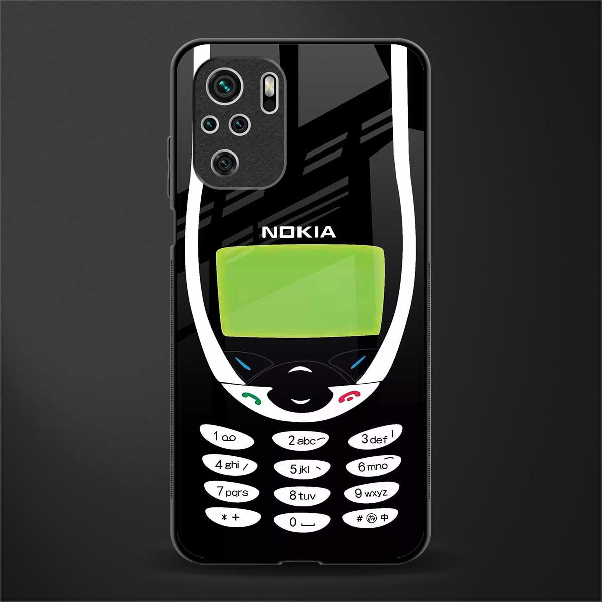 nokia 3310 vintage glass case for redmi note 10s image