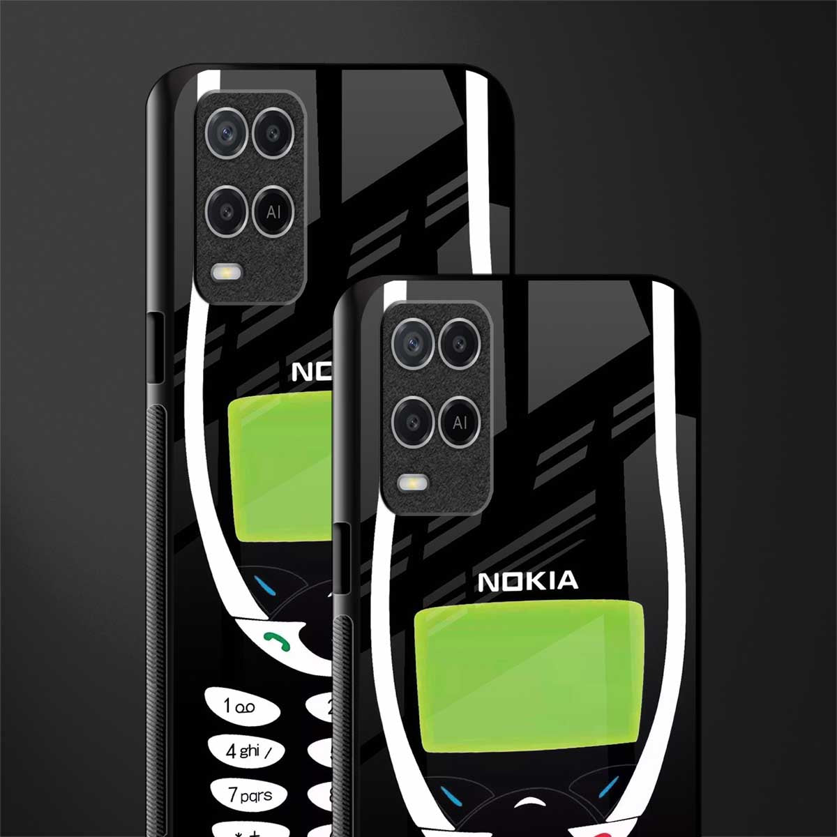 nokia 3310 vintage glass case for oppo a54 image-2