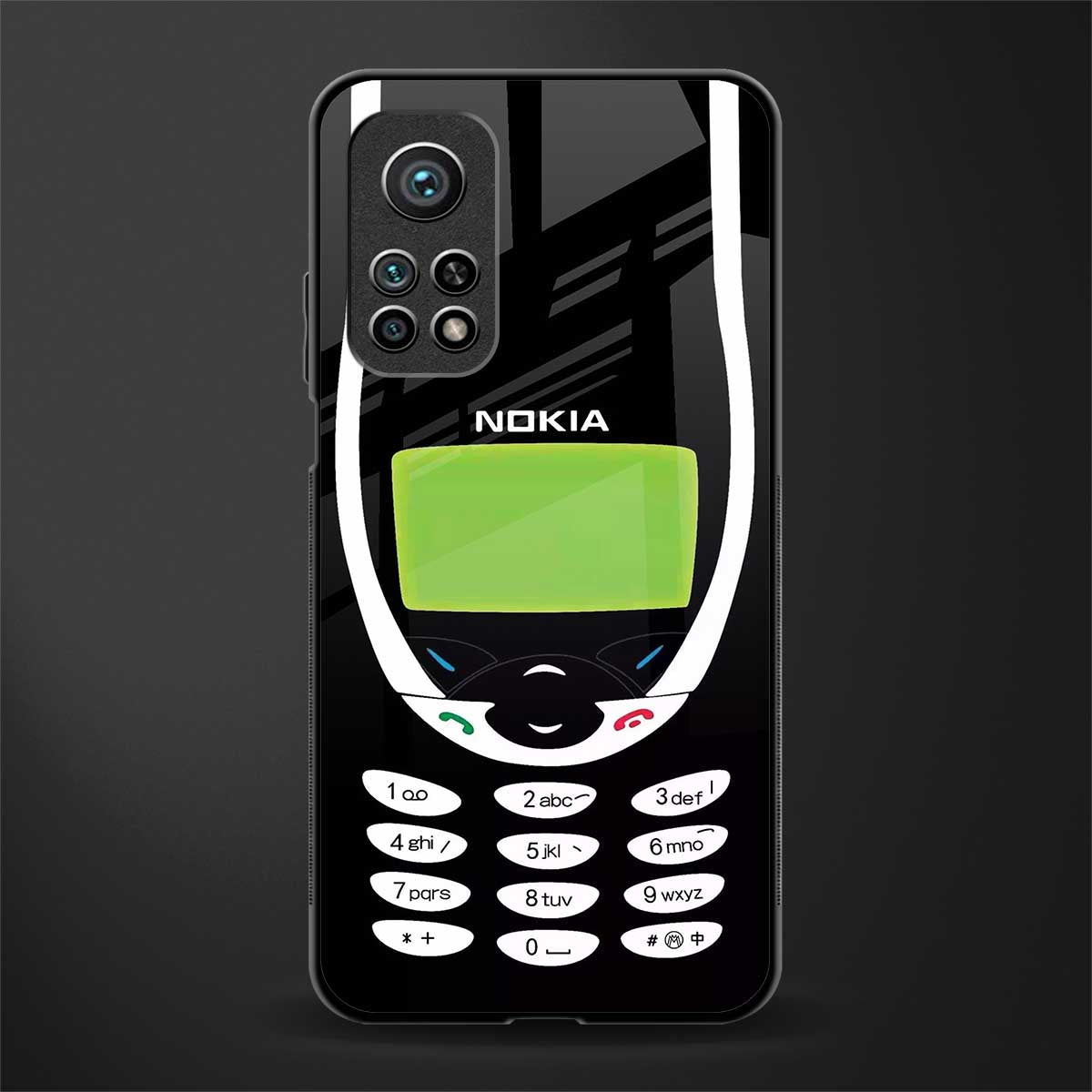 nokia 3310 vintage glass case for mi 10t 5g image