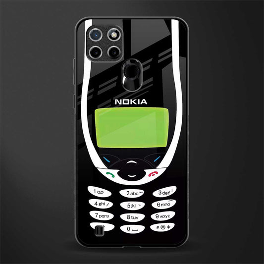 nokia 3310 vintage glass case for realme c21 image