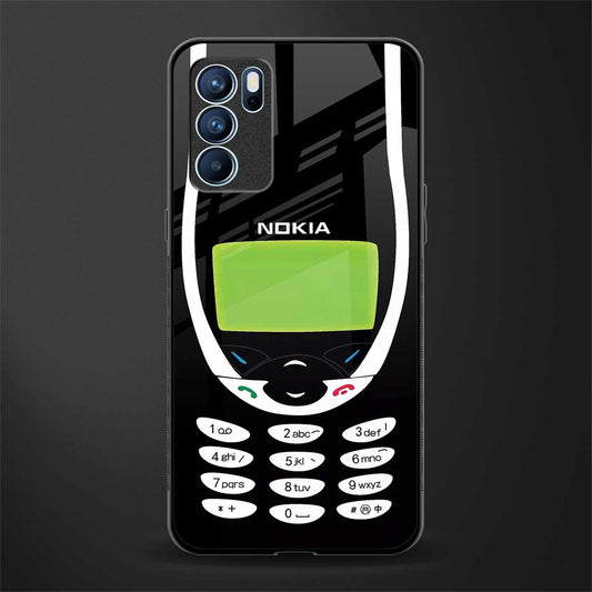 nokia 3310 vintage glass case for oppo reno6 5g image