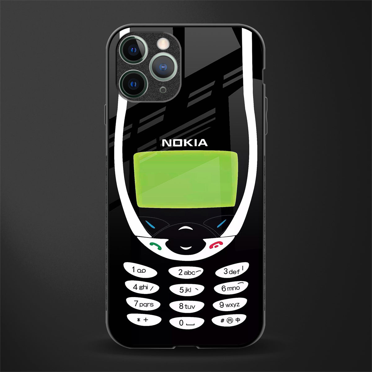 nokia 3310 vintage glass case for iphone 11 pro image