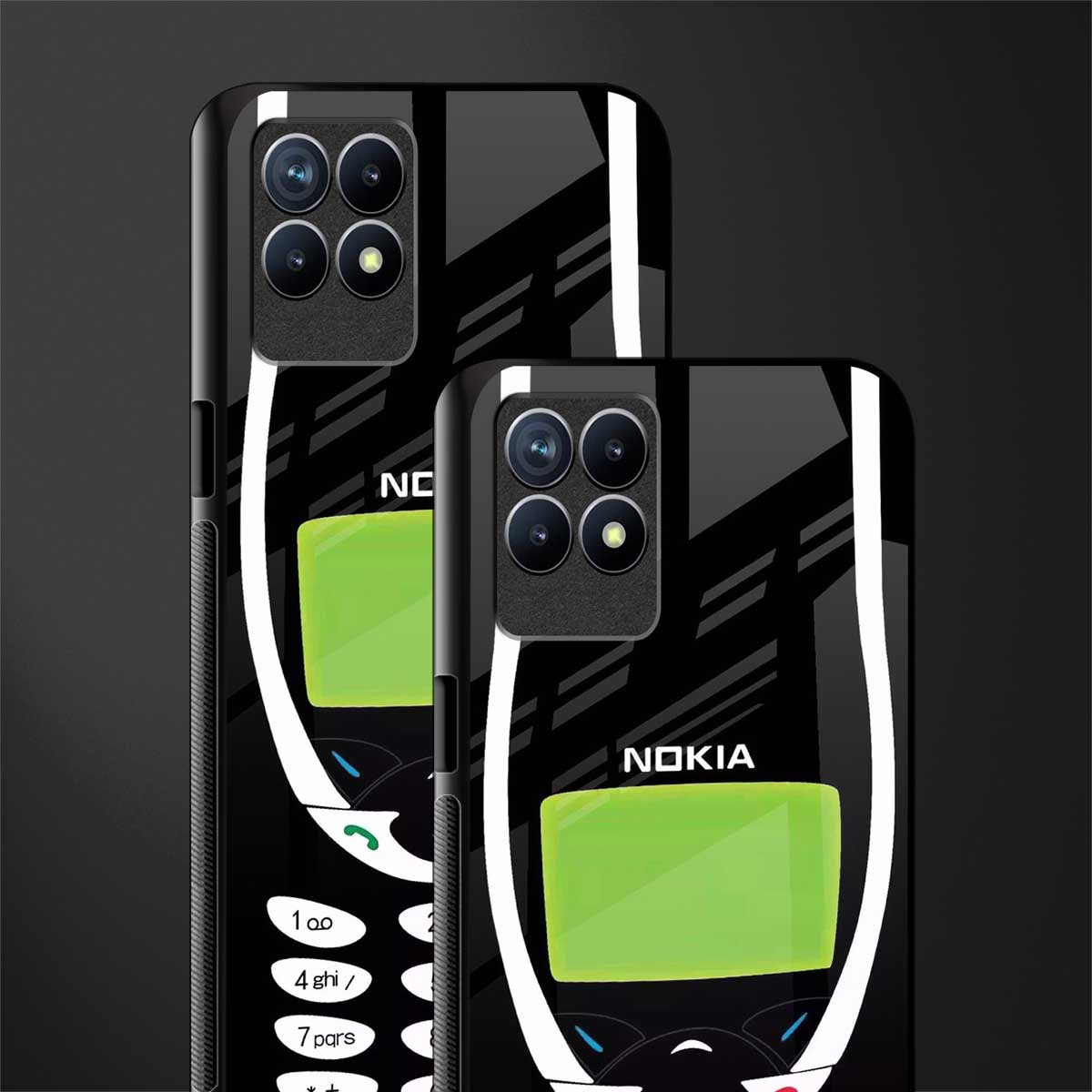 nokia 3310 vintage glass case for realme 8i image-2